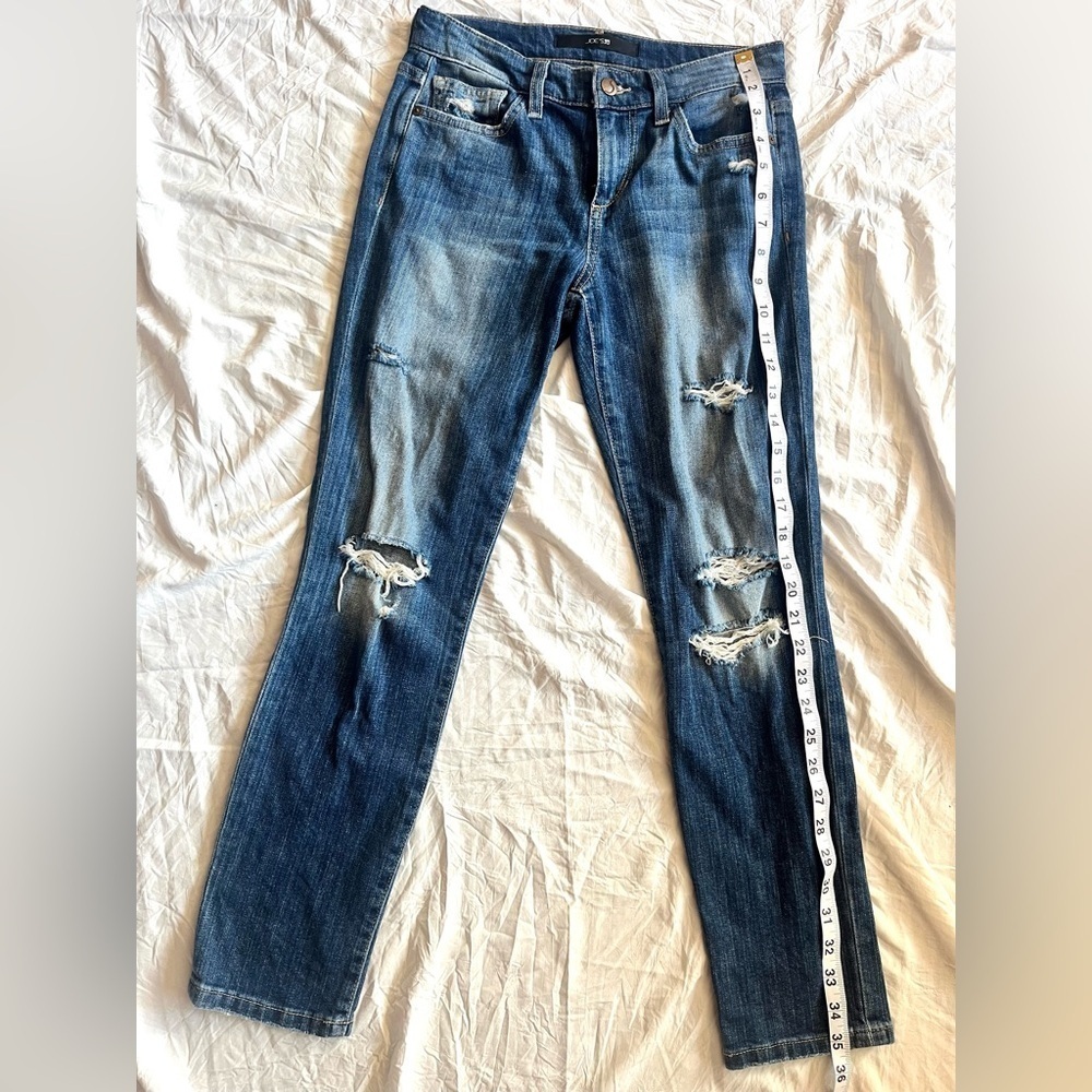 Joe’s Jeans Women’s Quality Distressed Blue Jeans Size 25 - Picture 9 of 13